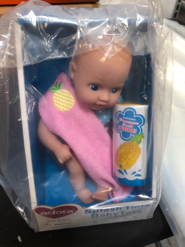 Photo 1 of Adora Water Baby Doll, SplashTime Baby Tot Sweet Pineapple 8.5 inch Doll for Bathtub/Shower/Swimming Pool Time Play
