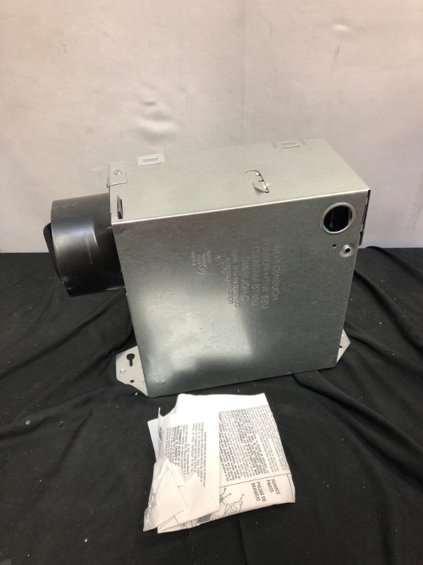 Photo 3 of 50 CFM Ceiling/Wall Mount Bathroom Exhaust Fan - missing cover 
