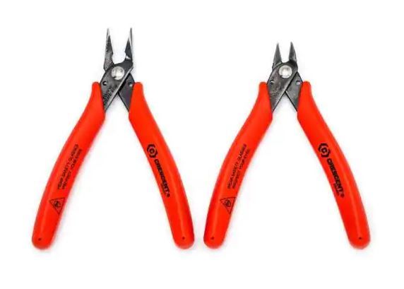 Photo 1 of 4 in. Shear-Cutter Plier Set (2-Piece)
