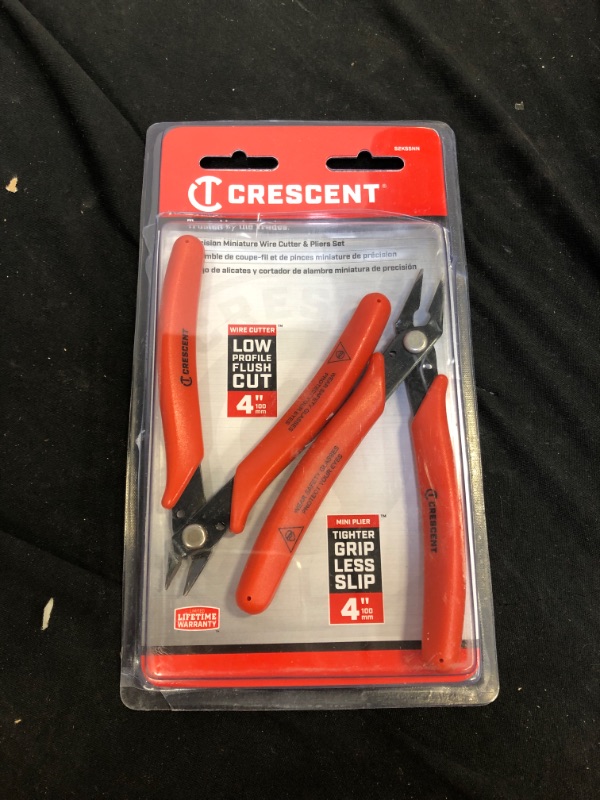 Photo 1 of 4 in. Shear-Cutter Plier Set (2-Piece)
