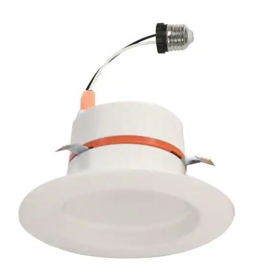 Photo 1 of 4 in. Color Temperature Selectable Integrated LED Recessed CEC-T20 Trim (4-Pack) - missing 1 
