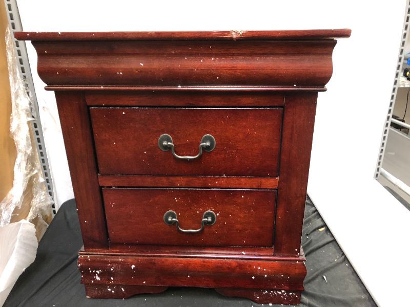 Photo 2 of ACME Furniture Louis Philippe 23753 Nightstand, Cherry, One Size