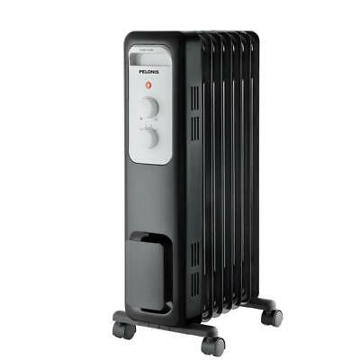 Photo 1 of Space Heater Electric 1,500-Watt Oil-Filled Radiant With Adjustable Thermostat
