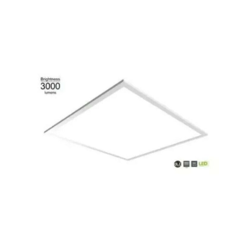 Photo 1 of Commercial Electric 90-Watt 2 ft. x 2 ft. White Integrated LED Troffer Flat Pane
