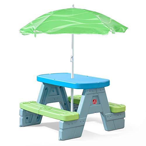 Photo 1 of Step2 Sun & Shade Picnic Table with Umbrella