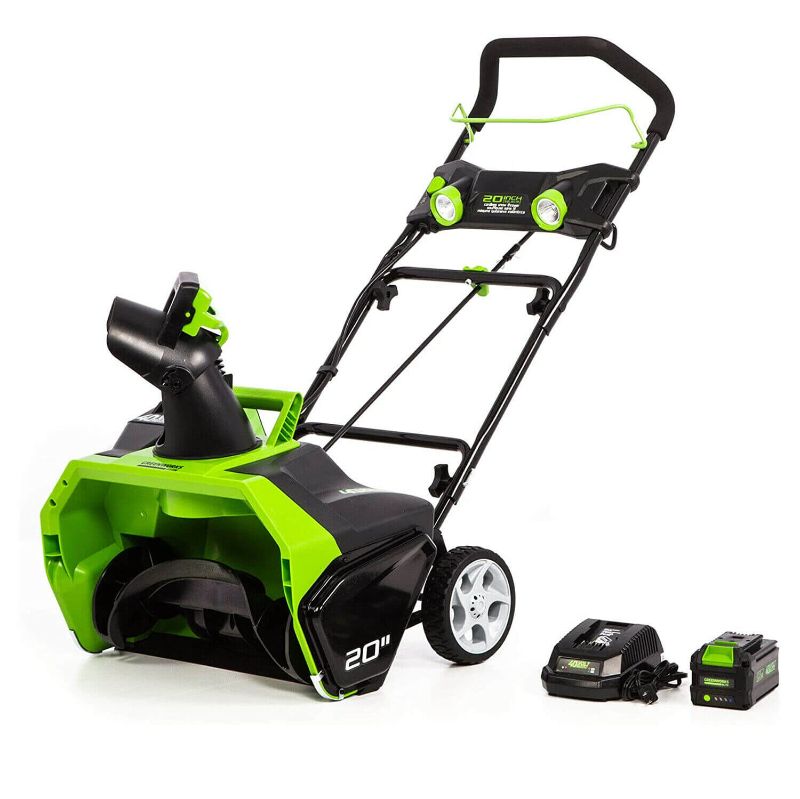 Photo 1 of Greenworks 40V Cordless Brushless Motor Snow Blower
