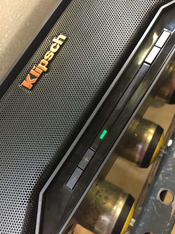 Photo 1 of Klipsch R-4B II Sound Bar and Wireless Subwoofer