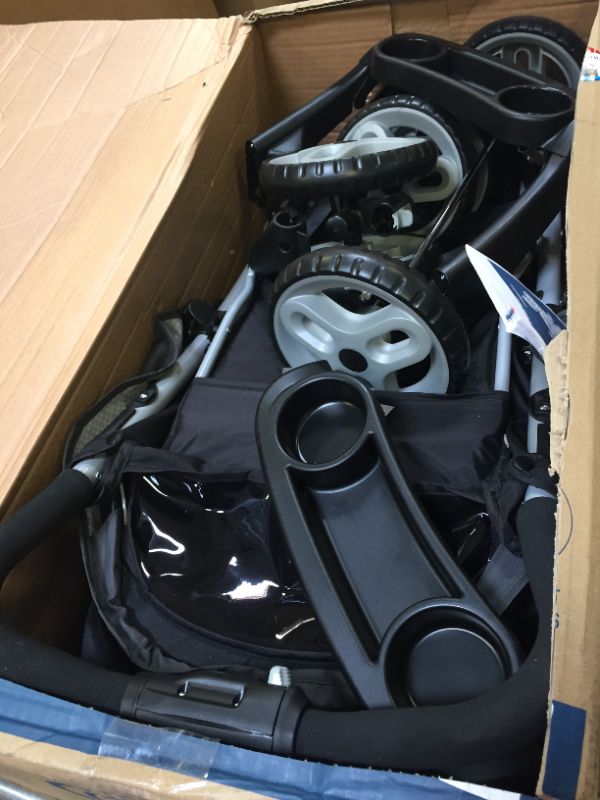 Photo 1 of Graco DuoGlider Double Stroller | Lightweight Double Stroller with Tandem Seating, Glacier