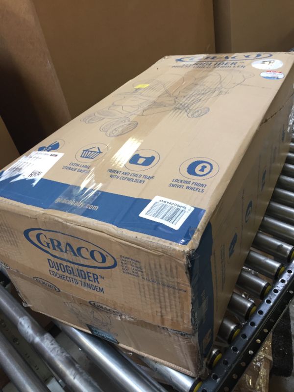 Photo 1 of Graco DuoGlider Double Stroller | Lightweight Double Stroller with Tandem Seating, Glacier