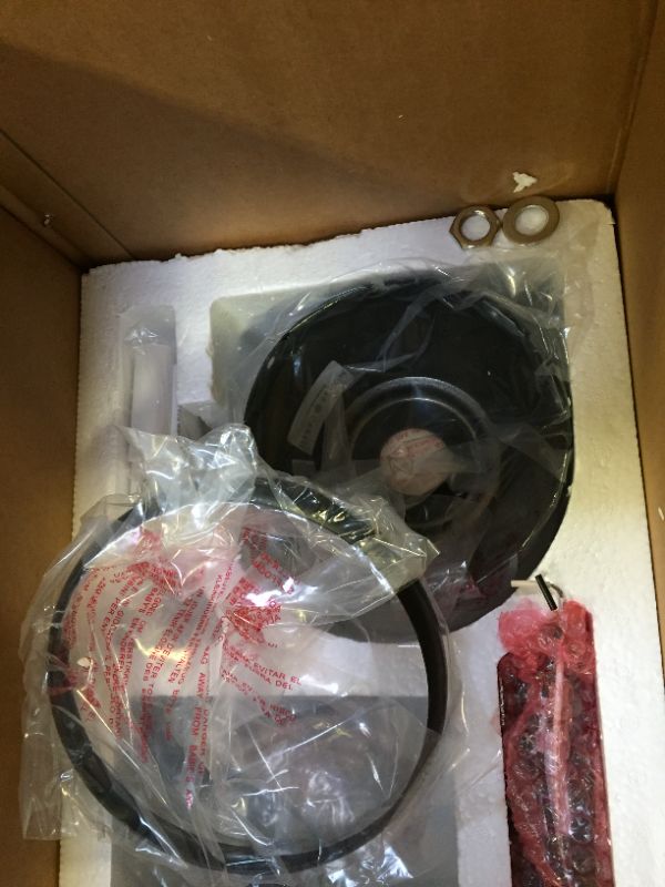 Photo 1 of Monte Carlo 3MAVR70BKD Maverick Max Energy Star 70" Ceiling Fan with LED Light and Hand Remote Control, 3 Balsa Wood Blades, Matte Black