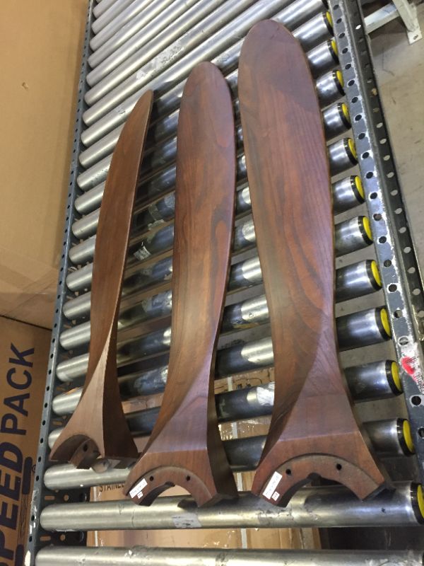 Photo 1 of Monte Carlo 3MAVR70BKD Maverick Max Energy Star 70" Ceiling Fan with LED Light and Hand Remote Control, 3 Balsa Wood Blades, Matte Black