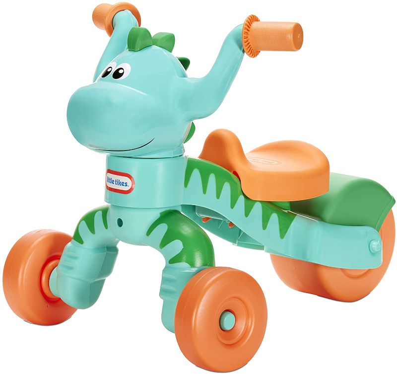 Photo 1 of Little Tikes Go and Grow Dino Indoor Outdoor Ride On Toy Trike for Preschool Kids - Toddlers Dinosaur Inspired Toys and Toddler Trike to Develop Motor Skills for Boys Girls Age 1-3 Years
