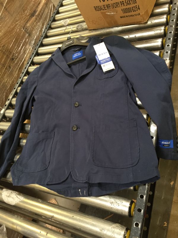Photo 1 of Men's Haggar® Smart Wash™ Comfort Stretch Slim-Fit Sport Jacket. SIZE MEDIUM
