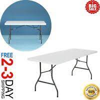 Photo 1 of  Lifetime 80387 4-Foot Commercial Adjustable Folding Table, White