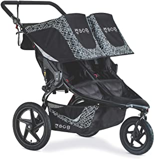 Photo 1 of BOB Gear Revolution Flex 3.0 Duallie Double Jogging Stroller, Lunar Black - Ultra-Reflective Accents , 48x30.5x45 Inch (Pack of 1)
