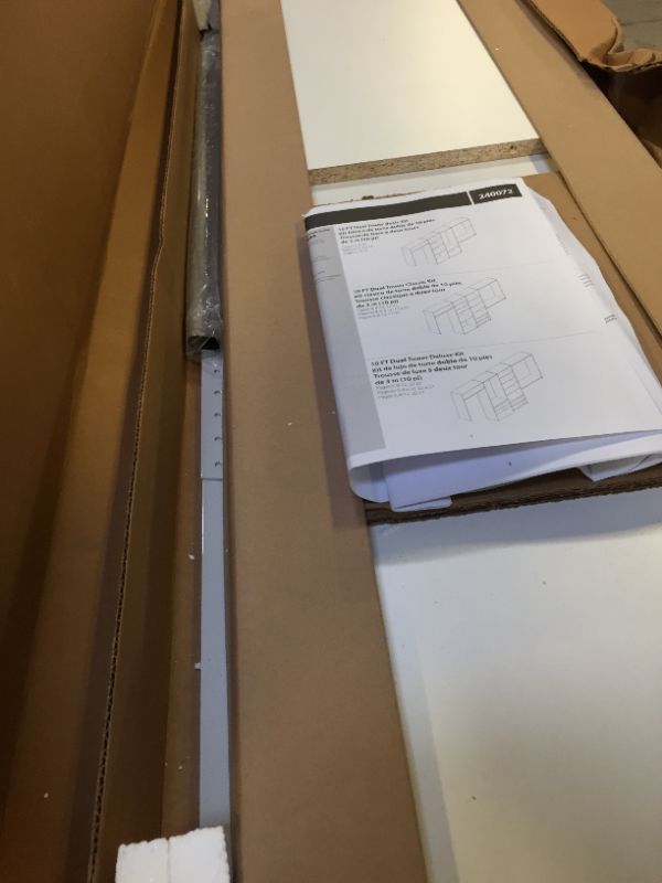 Photo 1 of closet 10ft kit 1 680148-wh parts only 