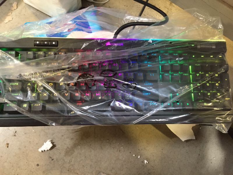 Photo 3 of Corsair K95 RGB Platinum XT Mechanical Gaming Keyboard, Backlit RGB LED, Cherry MX RGB Brown, Black
