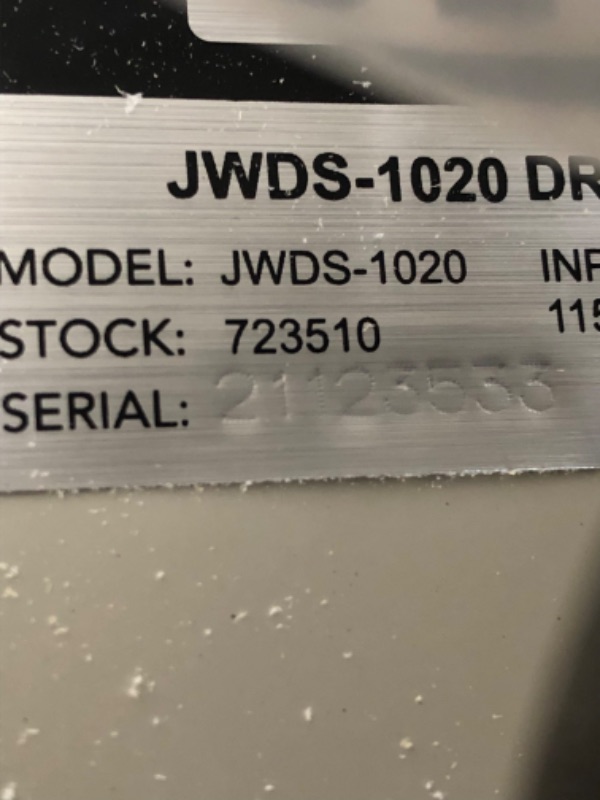 Photo 6 of JWDS-1020 BENCHTOP DRUM SANDER
