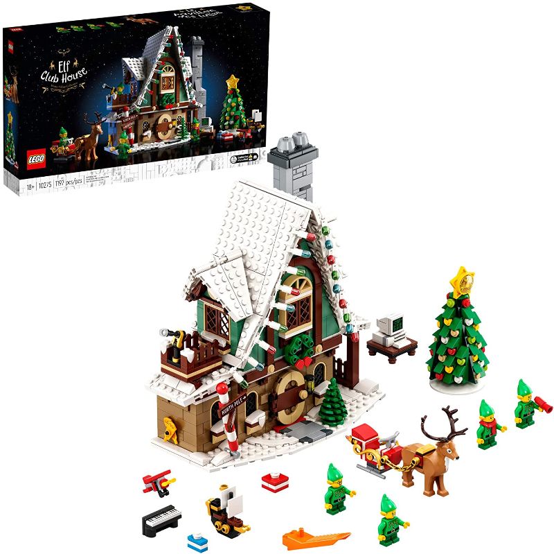 Photo 1 of LEGO Elf Club House (10275) Building Kit; an Engaging Project and A Great Holiday Present Idea for Adults, New 2021 (1,197 Pieces)
