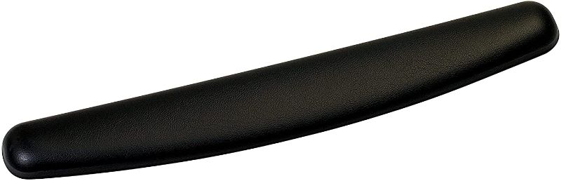 Photo 1 of 3M Gel Wrist Rest for Keyboards, Soothing Gel Comfort with Durable, Easy to Clean Leatherette Cover, Antimicrobial Product Protection, 18", Black (WR309LE)
