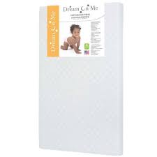 Photo 1 of Dream On Me, Holly 3” Fiber Portable Crib Mattress I Waterproof I Greenguard Gold Certified, White
