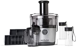 Photo 1 of NutriBullet Juicer Pro Centrifugal Juicer Machine for Fruit, Vegetables, and Food Prep, 27 Ounces/1.5 Liters, 1000 Watts, Silver, NBJ50200
