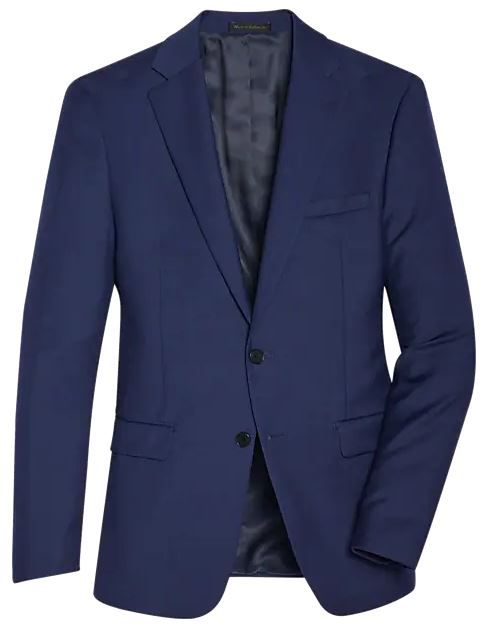 Photo 1 of Calvin Klein X-Fit Slim Fit Suit Separates Coat, Blue  NO SIZE SEEN ON JACKET. FITS A LITTLE SMALLER THAN AN AVERAGE LARGE
