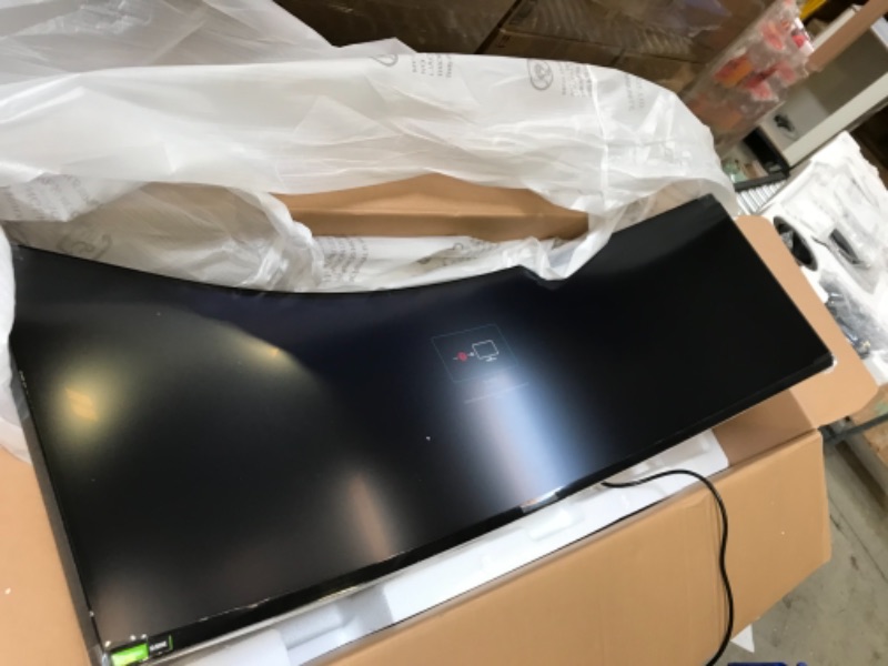 Photo 2 of SAMSUNG 49-inch Odyssey G9 Gaming Monitor | QHD, 240hz, 1000R Curved, QLED, NVIDIA G-SYNC & FreeSync | LC49G95TSSNXZA Model
