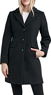 Photo 1 of LAUNDRY BY SHELLI SEGAL Women's Faux Wool Coat with Notch Collar XL