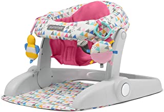 Photo 1 of Summer® Learn-to-Sit™ 2-Position Floor Seat (Funfetti Pink) – Sit Baby Up in This Adjustable Baby Activity Seat Appropriate for Ages 4-12 Months – Includes Toys
