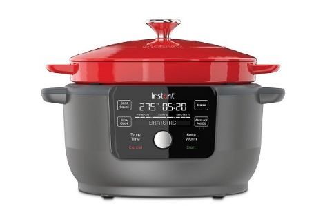 Photo 1 of Instant™ Precision 6-quart Dutch Oven, Red Lid
