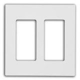 Photo 1 of 20 PK Leviton 2-Gang Screwless Decora Wallplate