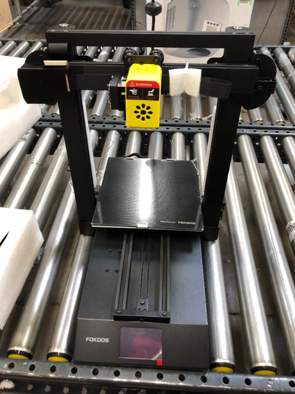 Photo 2 of FOKOOS 3D Printer Odin-5 F3 Foldable 99% Pre-Assembled Direct Drive Work with TPU/PLA Dual Z-axis 0.1mm High Precision 150mm/s Print Speed Touchscreen Open Source 235x235x250mm
