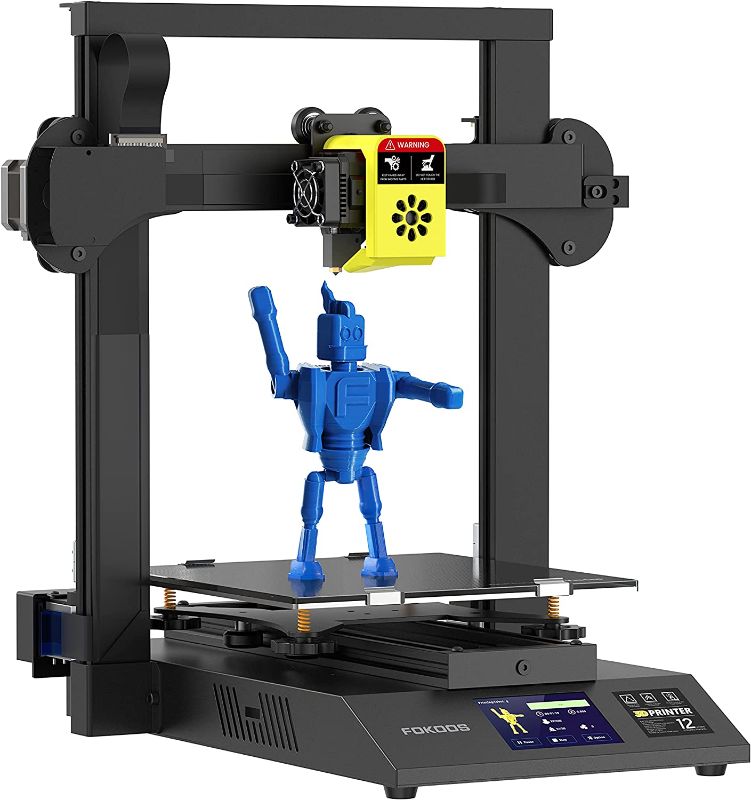 Photo 1 of FOKOOS 3D Printer Odin-5 F3 Foldable 99% Pre-Assembled Direct Drive Work with TPU/PLA Dual Z-axis 0.1mm High Precision 150mm/s Print Speed Touchscreen Open Source 235x235x250mm
