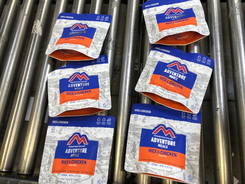 Photo 3 of 6 PK Mountain House Rice & Chicken | Freeze Dried Backpacking & Camping Food | Survival & Emergency Food | Gluten-Free EXP 7/2050