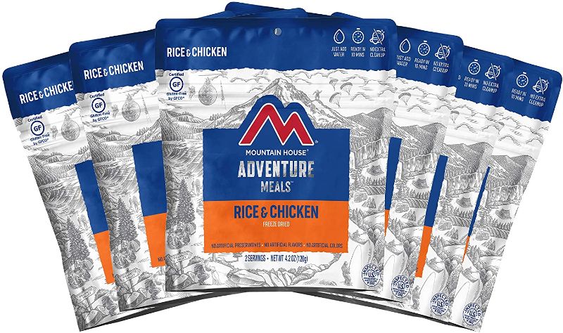 Photo 1 of 6 PK Mountain House Rice & Chicken | Freeze Dried Backpacking & Camping Food | Survival & Emergency Food | Gluten-Free EXP 7/2050