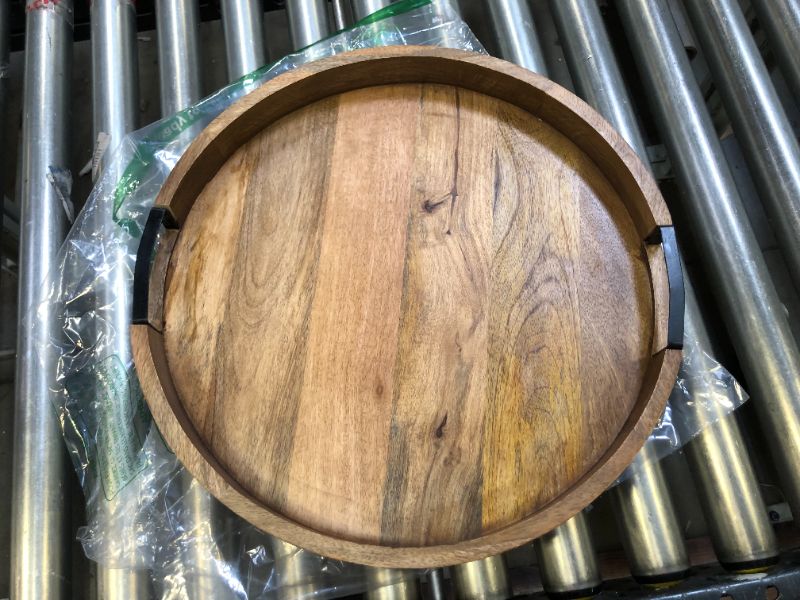 Photo 1 of 18 inch wooden lazy Susan 