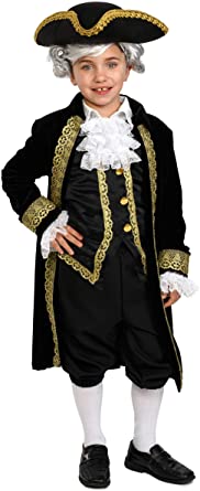 Photo 1 of Dress-Up-America Colonial Costume for Kids - Historical Costume for Boys - Founding Fathers Dress Up sz L **HAT NOT INCLUDED** 
