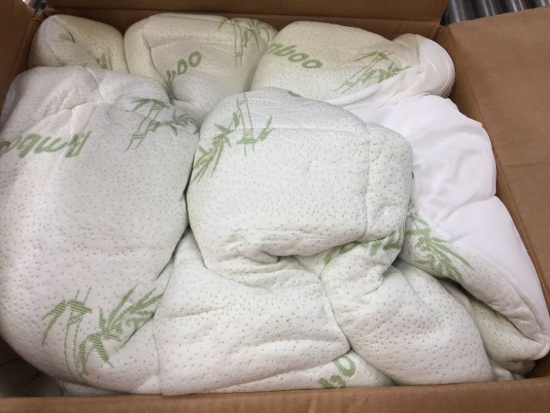 Photo 1 of Bamboo Mattress Topper King 78x80 inches Bed Size Fits 8-21 Inches Mattress topper Pad 
