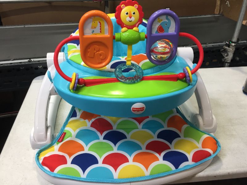 Photo 2 of Fisher-Price Deluxe Sit-Me-Up Floor Seat with Toy Tray Happy Hills
