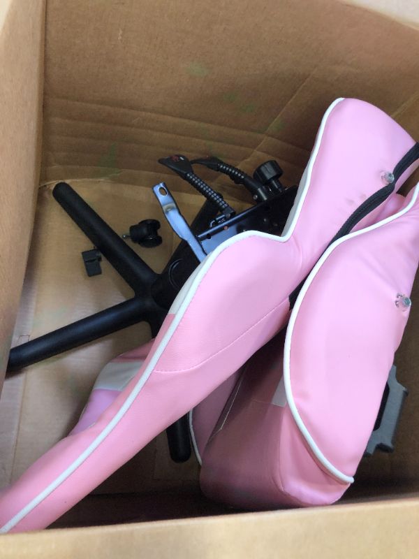 Photo 1 of Soontrans Pink Gaming Chair for Big and Tall Person 400lbs, High Back Gamer Chair,Large Size Computer Chair,Plus Version Gaming Chair with Footrest, Massage Lumbar Pillow Support,Headrest