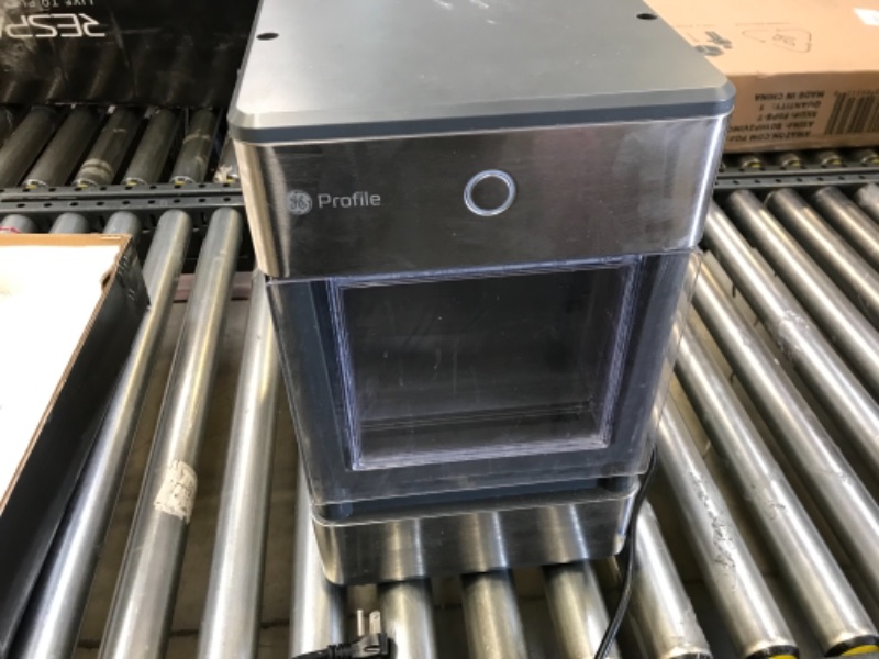 Photo 2 of GE Profile Opal | Countertop Nugget Ice Maker | Portable Ice Machine Complete with Bluetooth Connectivity | Smart Home Kitchen Essentials | Stainless Steel Finish | Up to 24 lbs. of Ice Per Day
