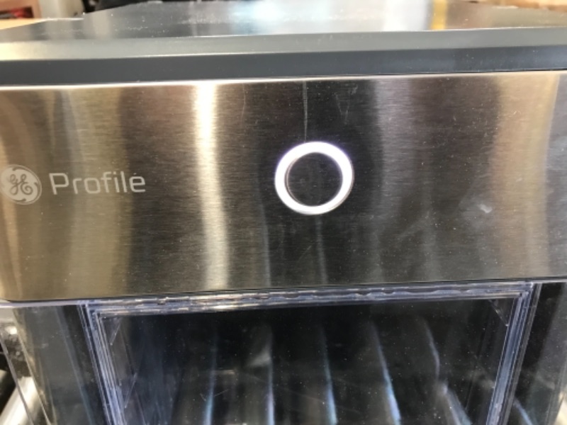 Photo 3 of GE Profile Opal | Countertop Nugget Ice Maker | Portable Ice Machine Complete with Bluetooth Connectivity | Smart Home Kitchen Essentials | Stainless Steel Finish | Up to 24 lbs. of Ice Per Day
