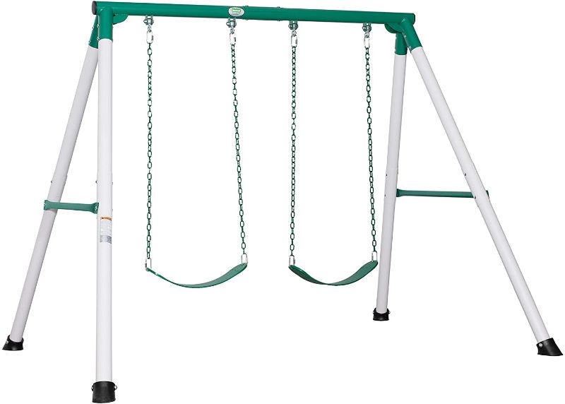 Photo 1 of Backyard Discovery Mini Brutus Heavy-Dute Metal A-Frame Swing Set(BOX NUMBER 2 OF 2)
