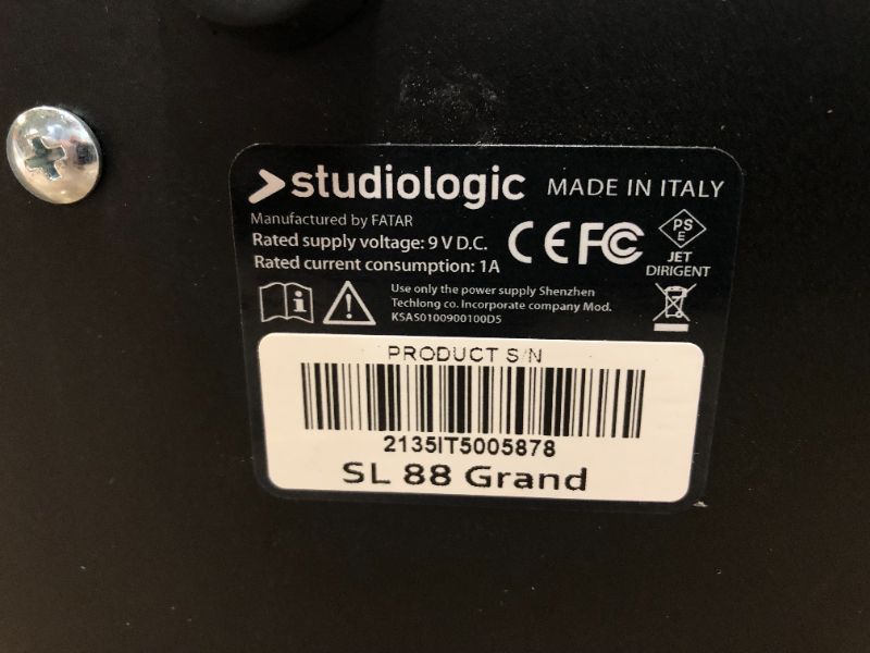 Photo 6 of Studiologic SL88 Grand 88-Note Graded Hammer Action Keyboard
