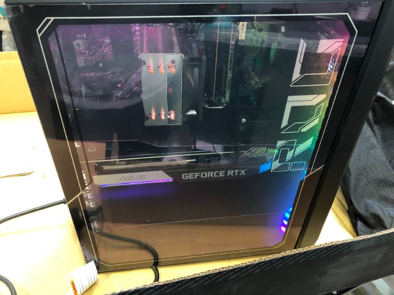 Photo 1 of ROG Strix GA15DK Gaming Desktop PC, AMD Ryzen 7 5800X, GeForce RTX 3070, 16GB DDR4 RAM, 512GB SSD + 1TB HDD, Wi-Fi 5, Windows 10 Home, GA15DK-AS776
