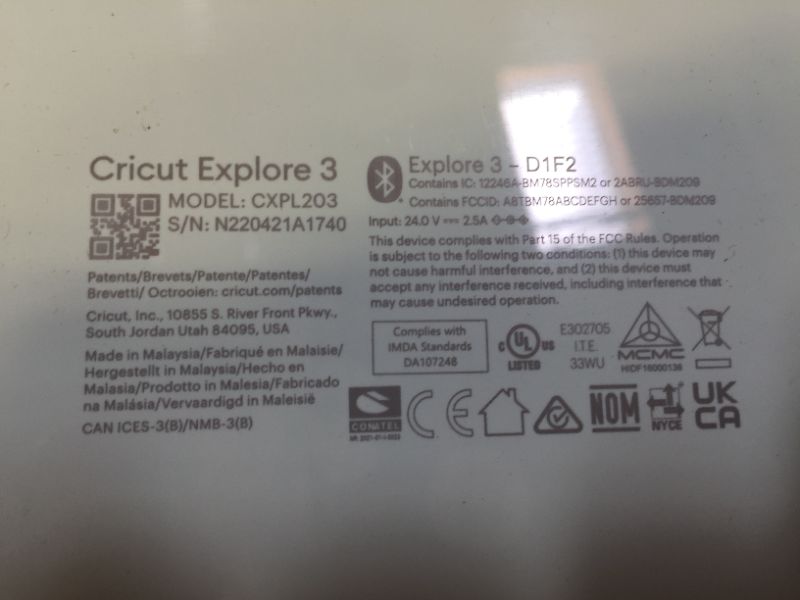 Photo 8 of Cricut Explore 3 - 2X Faster DIY Cutting Machine for all Crafts, Matless Cutting with Smart Materials, Cuts 100+ Materials, Bluetooth Connectivity, Compatible with iOS, Android, Windows & Mac
