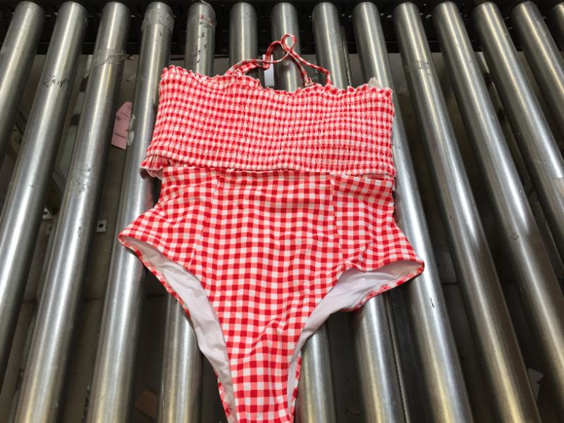 Photo 2 of Red Gingham Smocked Bikini size L
