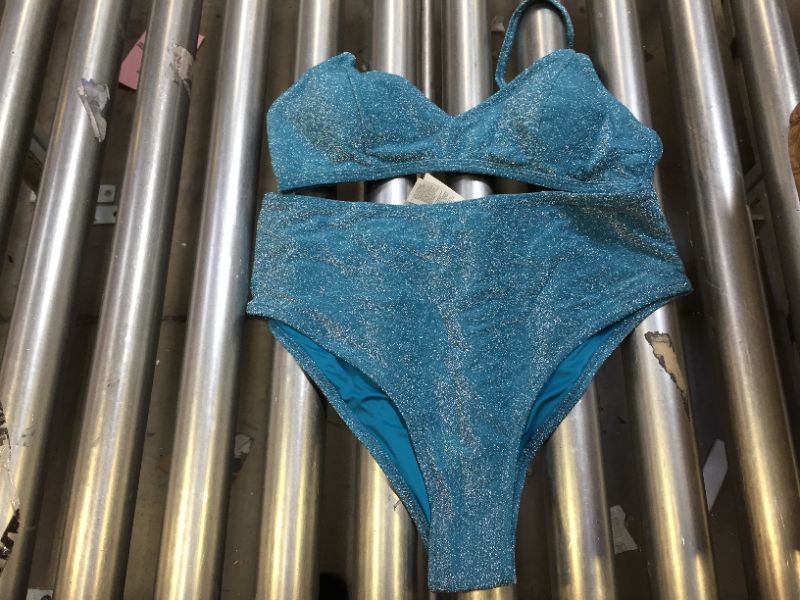 Photo 2 of Estelle Shimmery Back Hook Bikini size L
