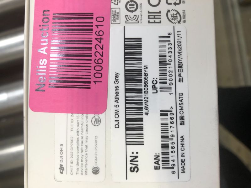 Photo 1 of DJI OM 5 Smartphone Gimbal (Athens Gray)
